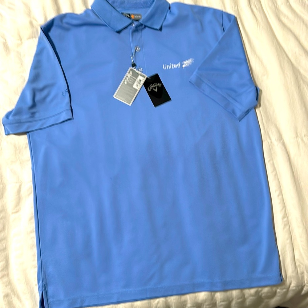 New! Callaway Mens Golf shirt L
